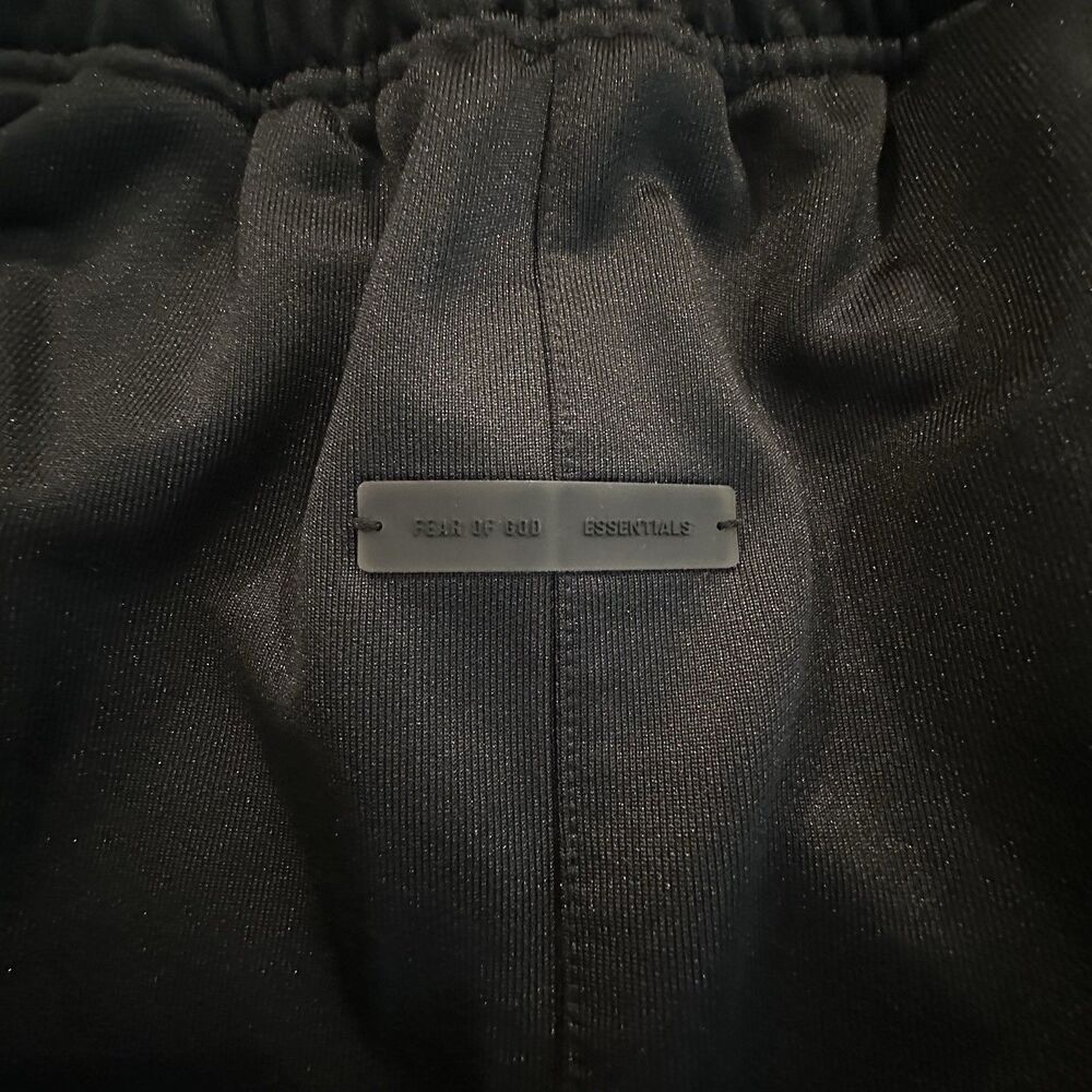 Fear of God Essentials Vintage Black Sweatpants Men's M Baggy Wide Leg #26 - Picture 8 of 16